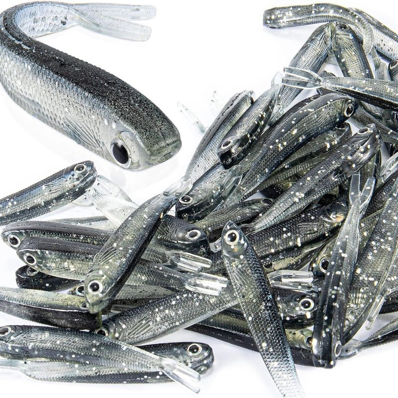 10/20/30 Stück Split-Tail Minn – Fishing Lure Soft Plastic Bewertung und Preis
