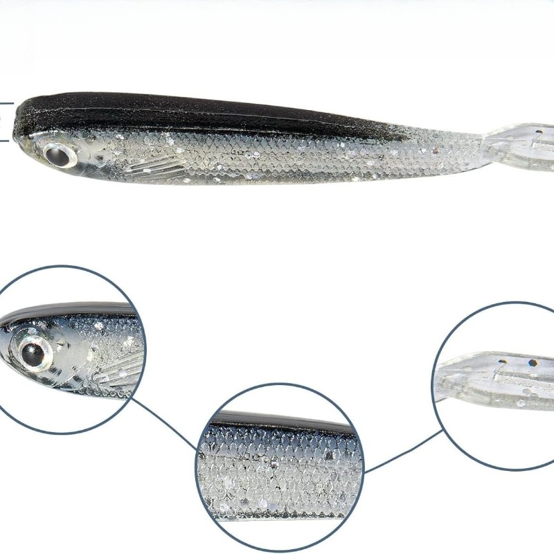 10/20/30 Stück Split-Tail Minn – Fishing Lure Soft Plastic Bewertung und Preis
