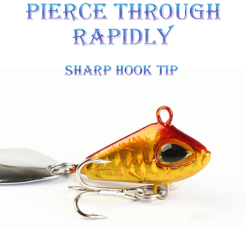 1 Stück 6/11/18/22 g VIB Wobbl – Fishing Lure Spoon Bewertung und Preis