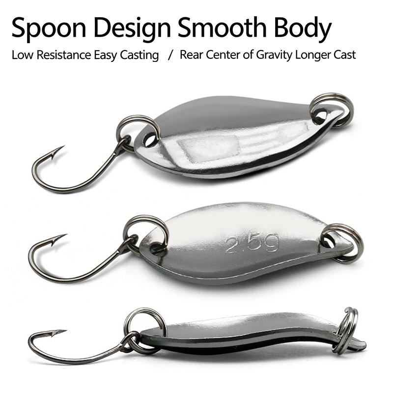 2,5 g Angelköder in Form einer – Fishing Lure Spoon Bewertung und Preis